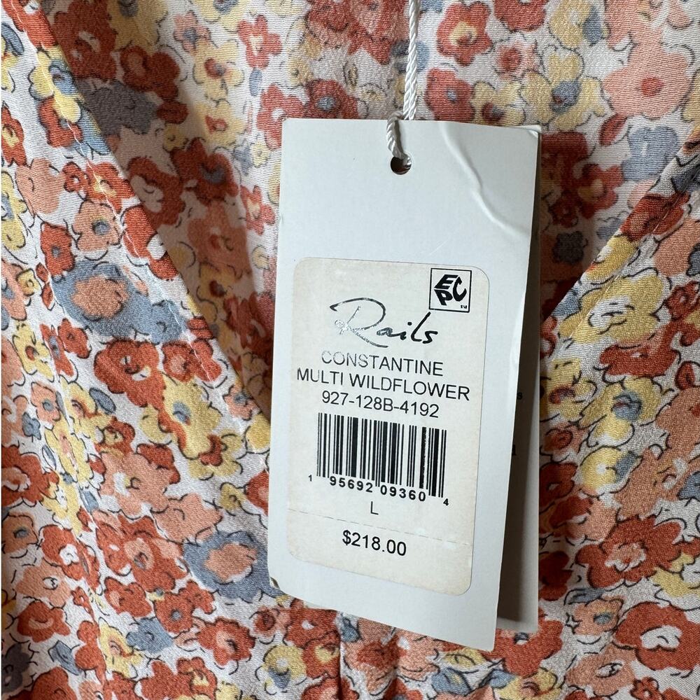 NWT Rails Constantine Multi Wildflower Midi Dress Size Large - Picture 5 of 13